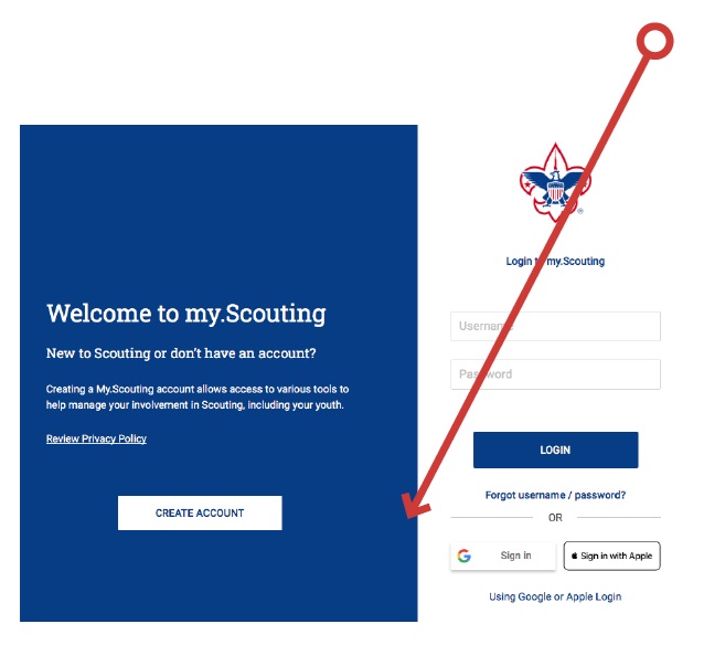 myscouting set up 1